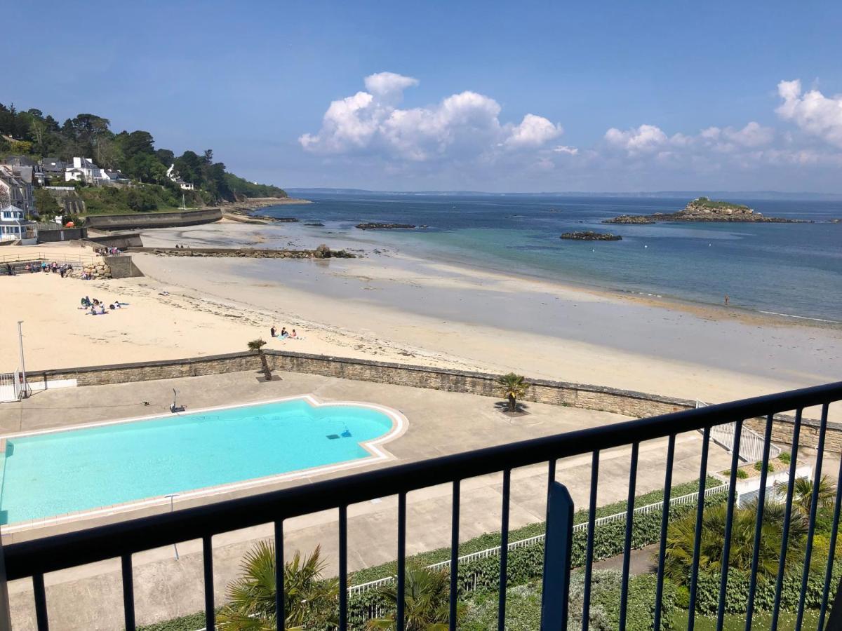 Tres Bel Appartement Vue Mer Avec Piscine Douarnenez Exterior photo