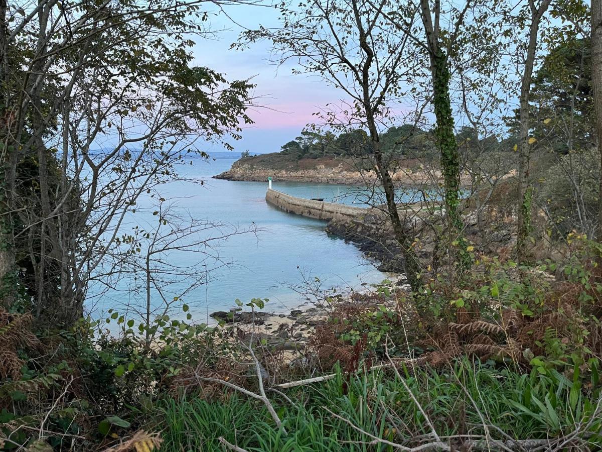 Tres Bel Appartement Vue Mer Avec Piscine Douarnenez Exterior photo